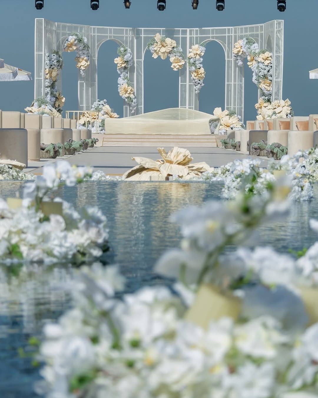 Elegant venue decoration