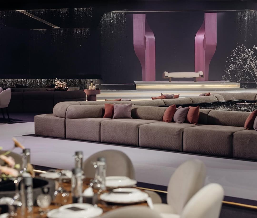 Reception venue atmosphere